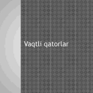 Vaqtli qatorlar