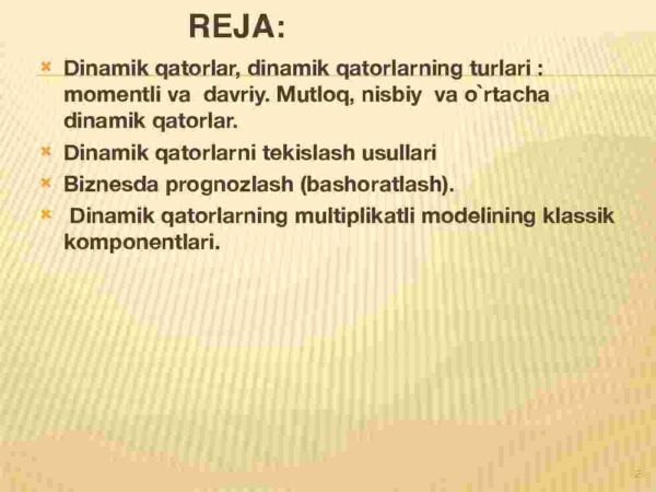 Vaqtli qatorlar - Image 2