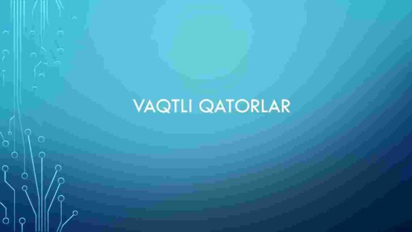 Vaqtli qatorlar