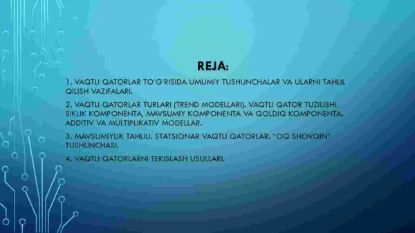 Vaqtli qatorlar - Image 2