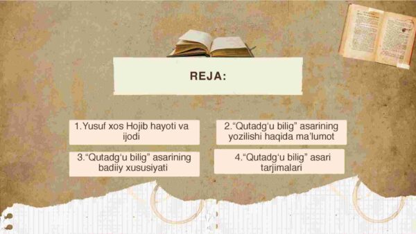 Yusuf Xos Hojibning "Qutadg‘u bilig" asari - Image 2