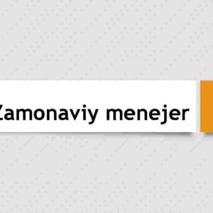 Zamonaviy menejer