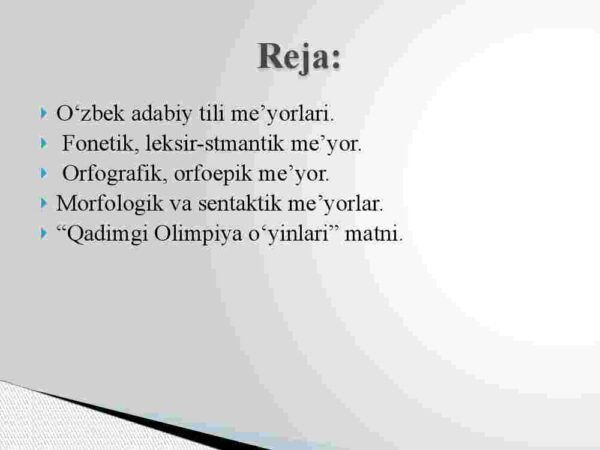 O'zbek adabiy til me'yorlari - Image 2