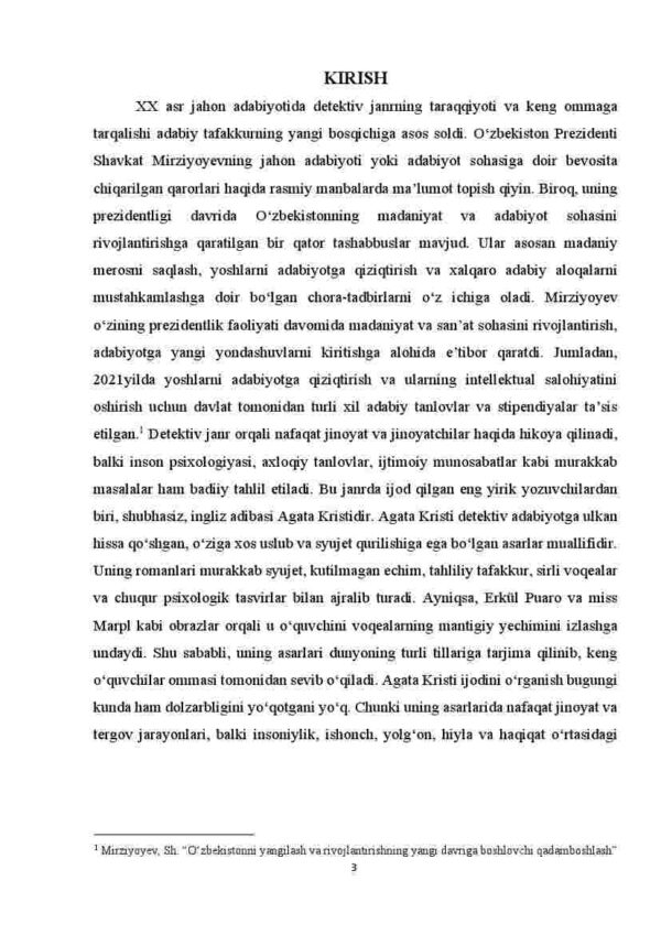 Agata Kristi detektiv asarlarining xususiyatlari - Image 3