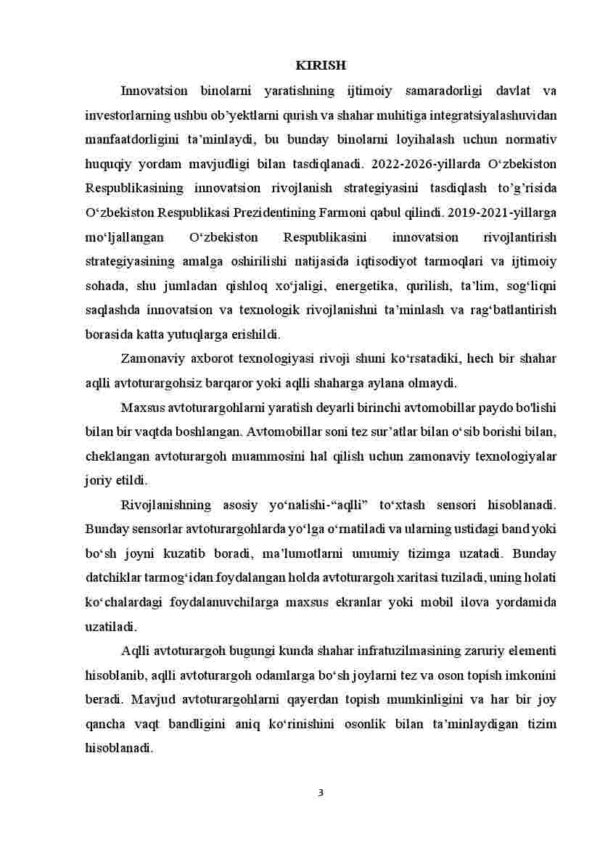 Aqlli avtoturargoh backend qismini ishlab chiqish - Image 3