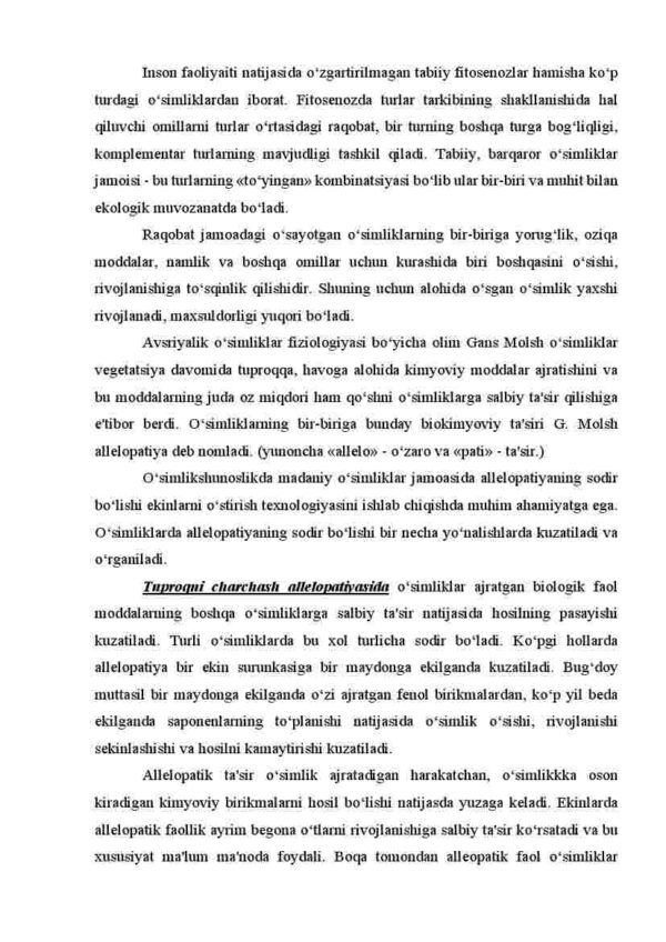 Aralash va qo'shib ekilgan ekinzordagi osimliklarning mutonosibligi - Image 2