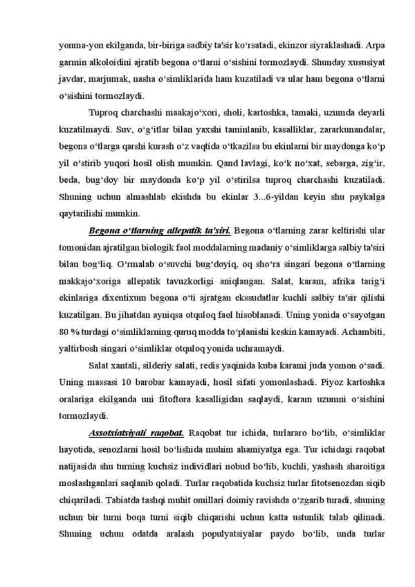 Aralash va qo'shib ekilgan ekinzordagi osimliklarning mutonosibligi - Image 3