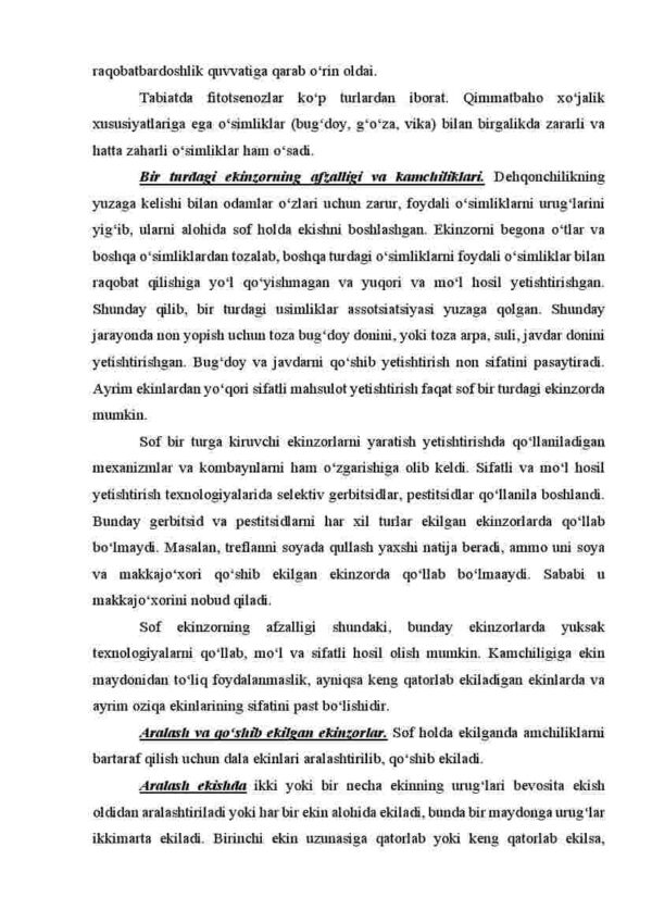 Aralash va qo'shib ekilgan ekinzordagi osimliklarning mutonosibligi - Image 4