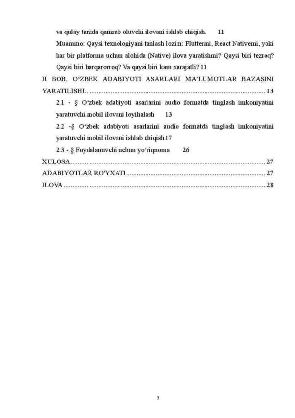 O'zbek adabiyoti asarlarini audio formatda tinglash imkoniyatini yaratuvchi mobil ilova ishlab chiqish - Image 3
