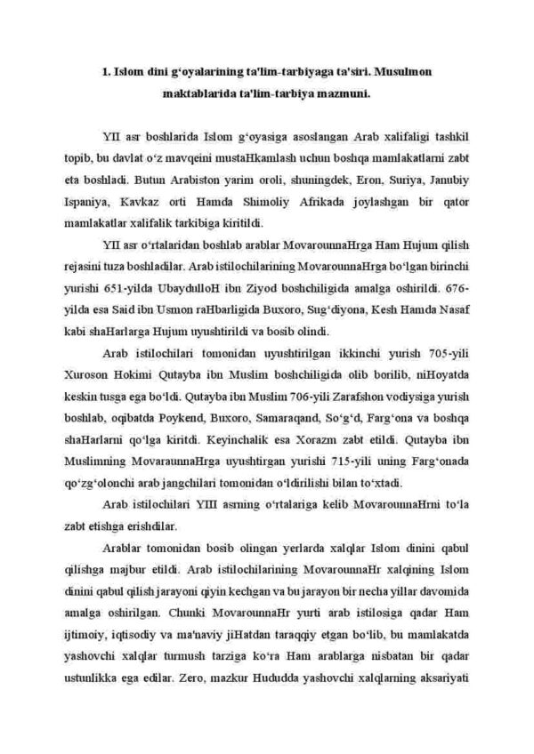 VII asrdan XIV asrgacha bo'lgan davrda maktab, tarbiya va pedagogik fikr taraqqiyoti - Image 2