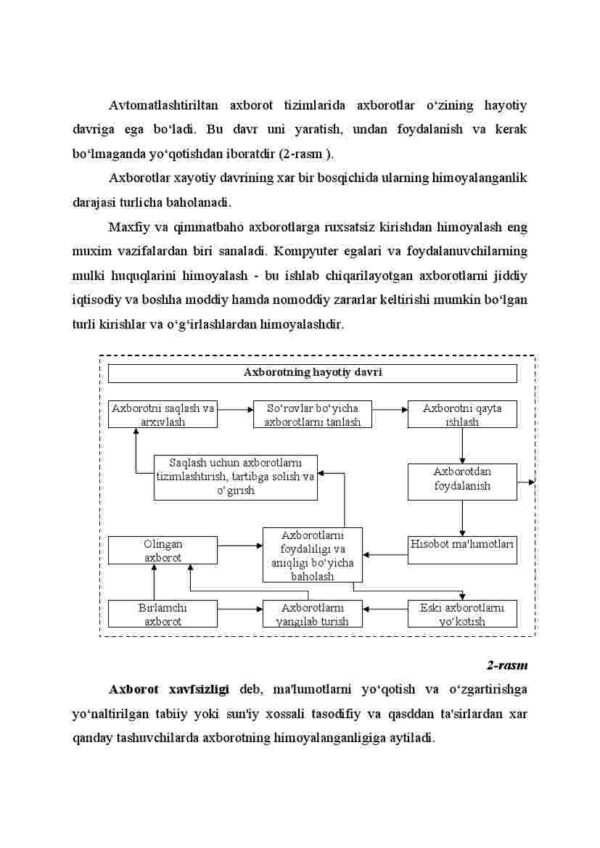 Axborotlarga nisbatan mavjud xavfsizliklarning asosiy tushunchalari va uning tasnifi - Image 4