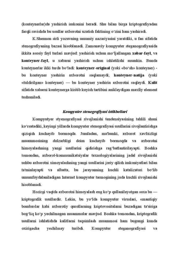 Axborotlarni stenografik ximoyalash usullari - Image 3