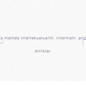 Badiiy matnda intertekustuallik, intermatn, prizident birliklar