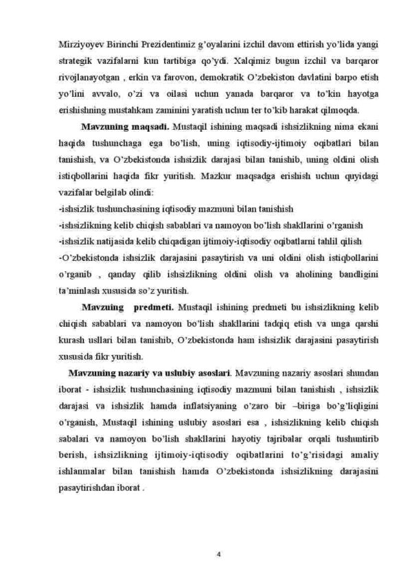 Bandlik va ishsizlik, ularning darajalari va turlari - Image 4