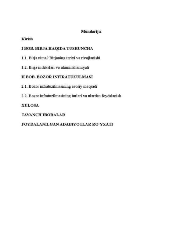 Birja-bozor infrastrukturasining asosiy bo’g’ini sifatida - Image 2