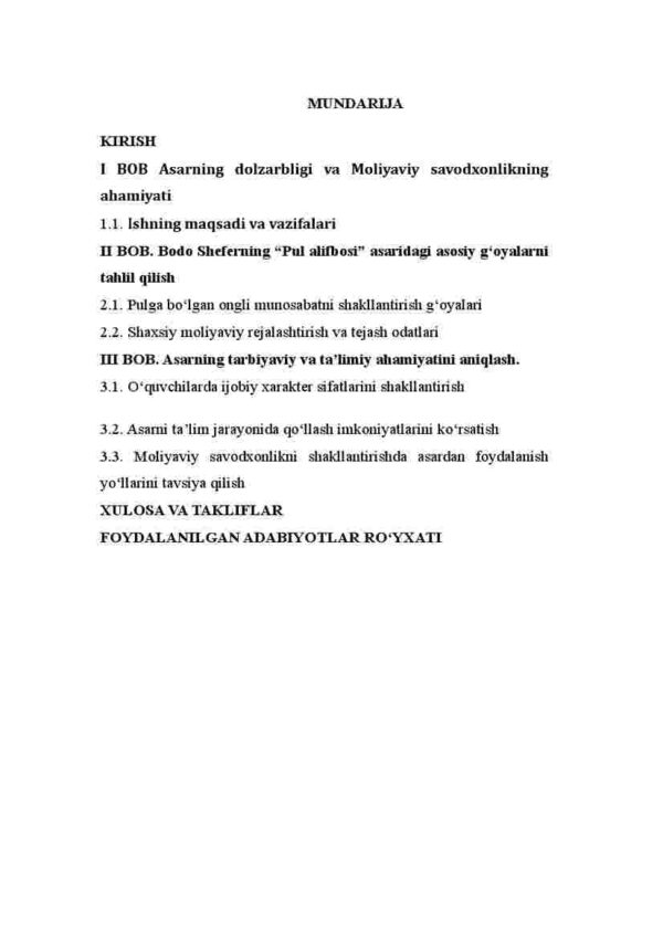 Bodo Sheferning pul alifbosi asari - Image 2