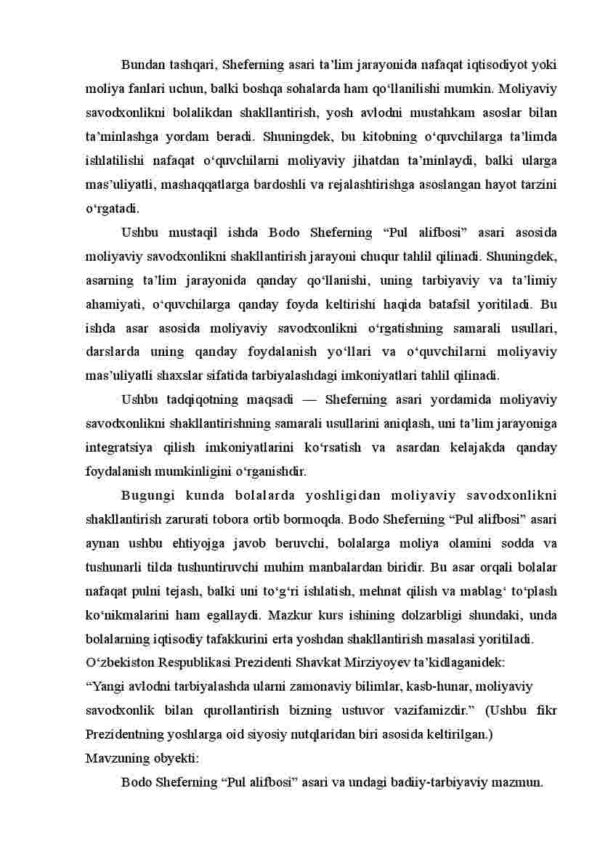 Bodo Sheferning pul alifbosi asari - Image 4
