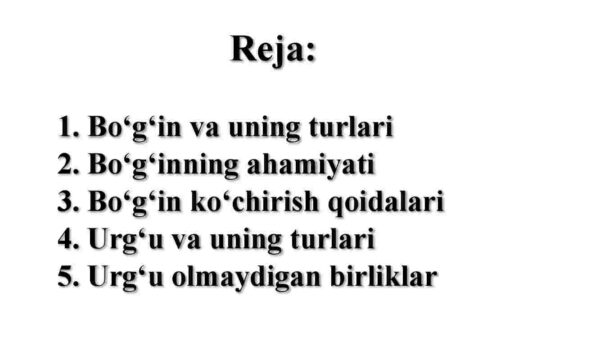 Bo'g'in va urg'uning ahamiyati - Image 2