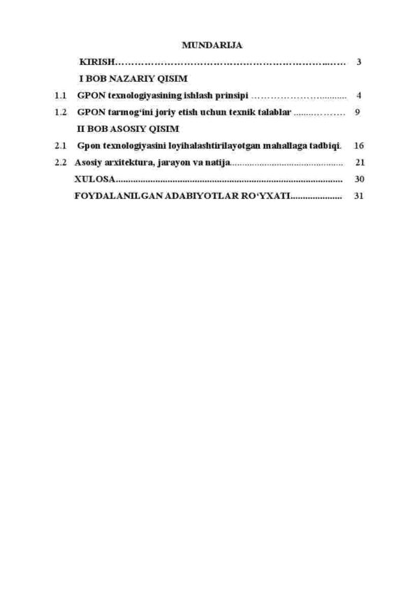Urganch tumani, Boqaylar mahallasini GPON texnologiyasi bilan ta'minlash - Image 2