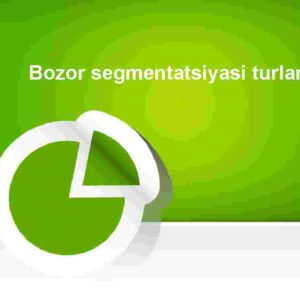 Bozor segmentatsiyasi turlari
