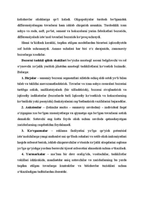 Bozorning turlari va shakllari - Image 4