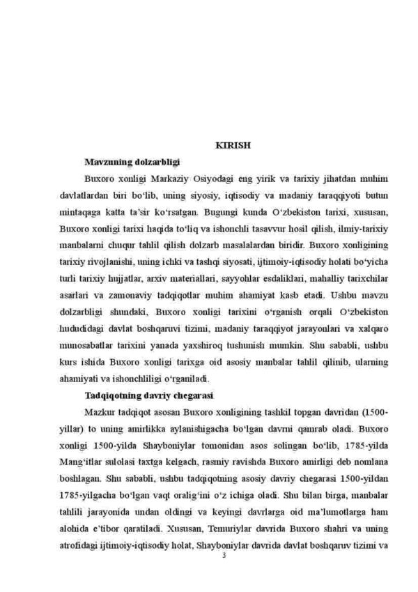 Buxoro xonligi tarixiga doir manbalar tahlili - Image 3