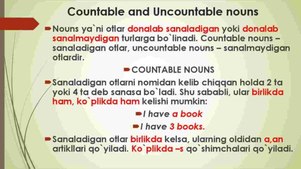 Countable/uncountable nouns. There is/there are. Some any - Image 2