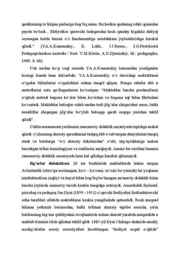 Didaktika mavzusini o'rganishni mustahkamlash uchun didaktik ma'lumotlar - Image 4