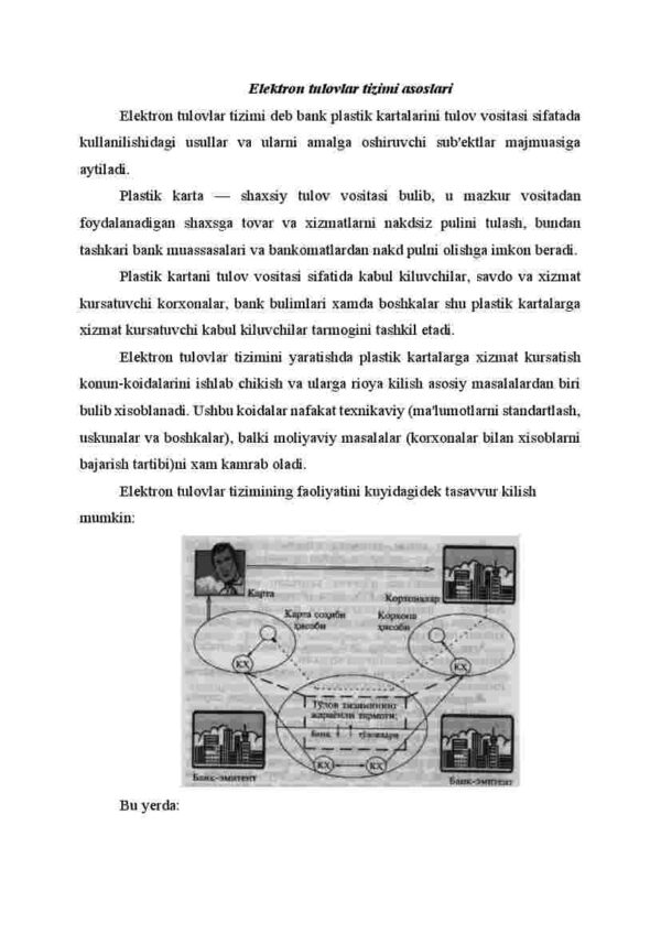 Elektron to'lovlar tizimida axborotlarni ximoyalash - Image 2