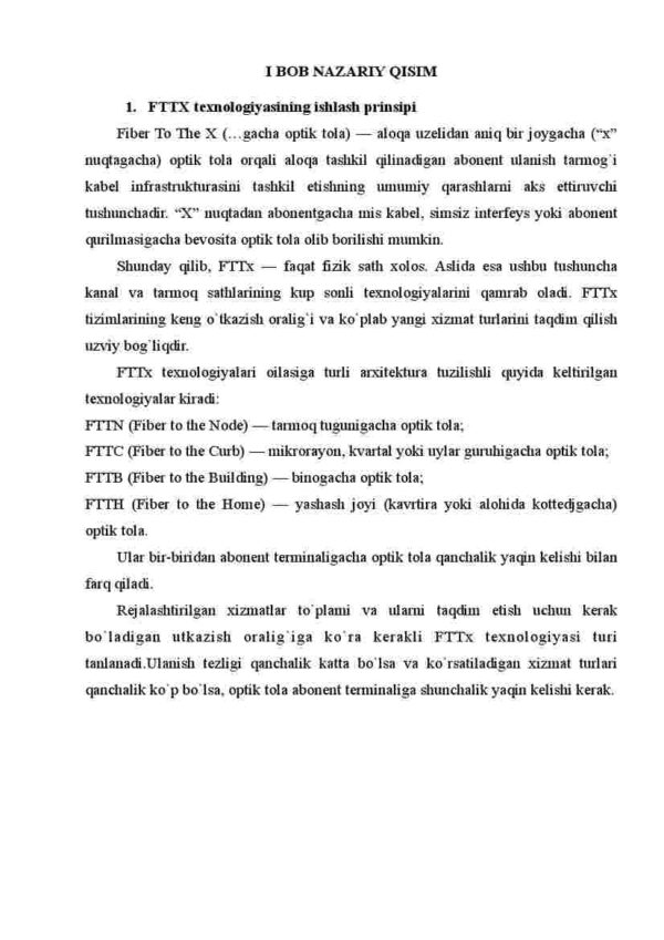 Qo'shko'pir tumani 21-sonli umumiy o'rta ta'lim maktabini FTTX texnologiyasi asosida optik internet bilan ta'minlash - Image 4