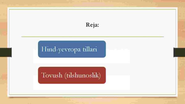 Hind-Yevropa vokalizmi va konsonantizmiga doir nazariyalar.Laringal tovush nazariyasi va boshqalarga ilmiy talqin berish - Image 2