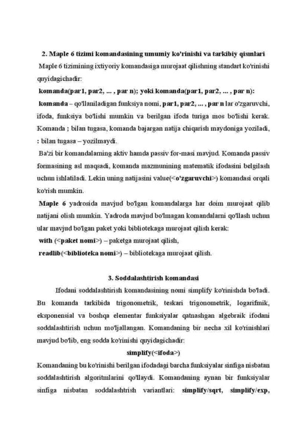 Ifodalarni qayta ishlash komandalari - Image 3
