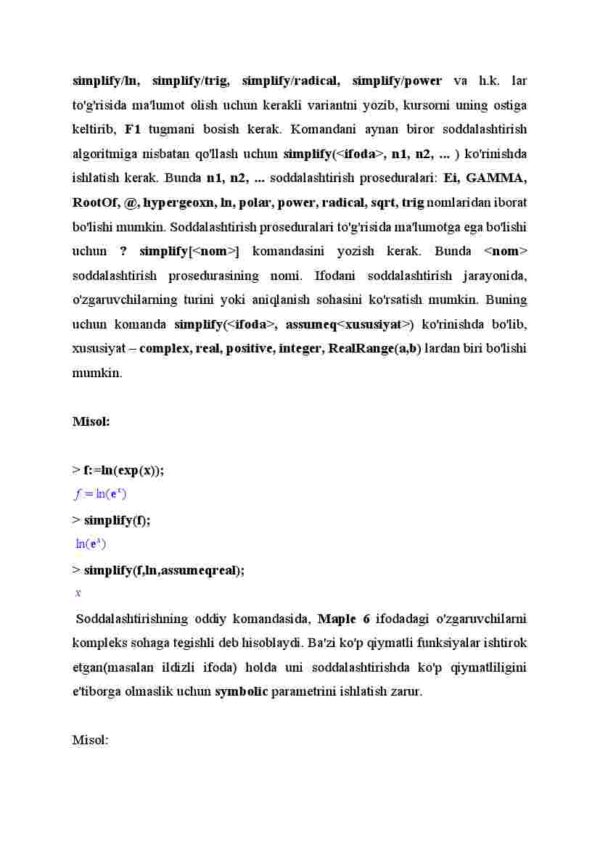 Ifodalarni qayta ishlash komandalari - Image 4