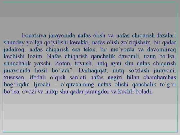 Ifodali o'qishda nafas, ovoz va talaffuzning o'rni - Image 4