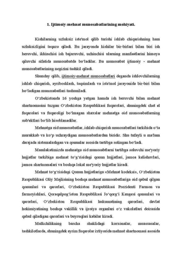 Ijtimoiy - mehnat munosabatlari - Image 2