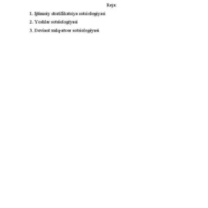 Ijtimoiy tuzilmalar sotsiologiyasi