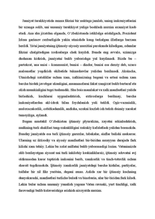 Ijtimoiy xamkorlik, millatlararo xamjixatlik va diniy bagrikenglik - Image 3