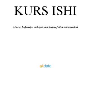 Inflyatsiya mohiyati, uni bartaraf etish imkoniyatlari