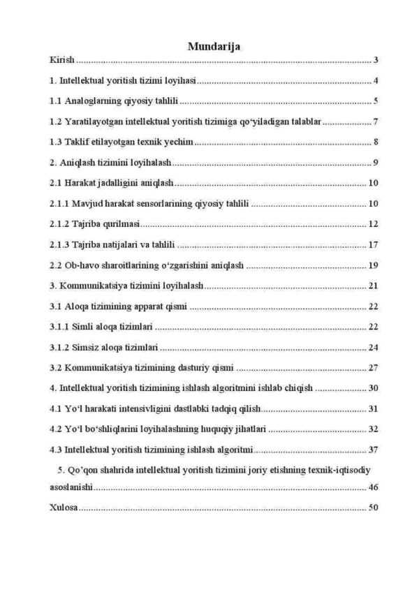 Intellektual yoritish tizimini loyihalash va Qo'qon shahrida intellektual yoritish tizimini joriy etish - Image 2