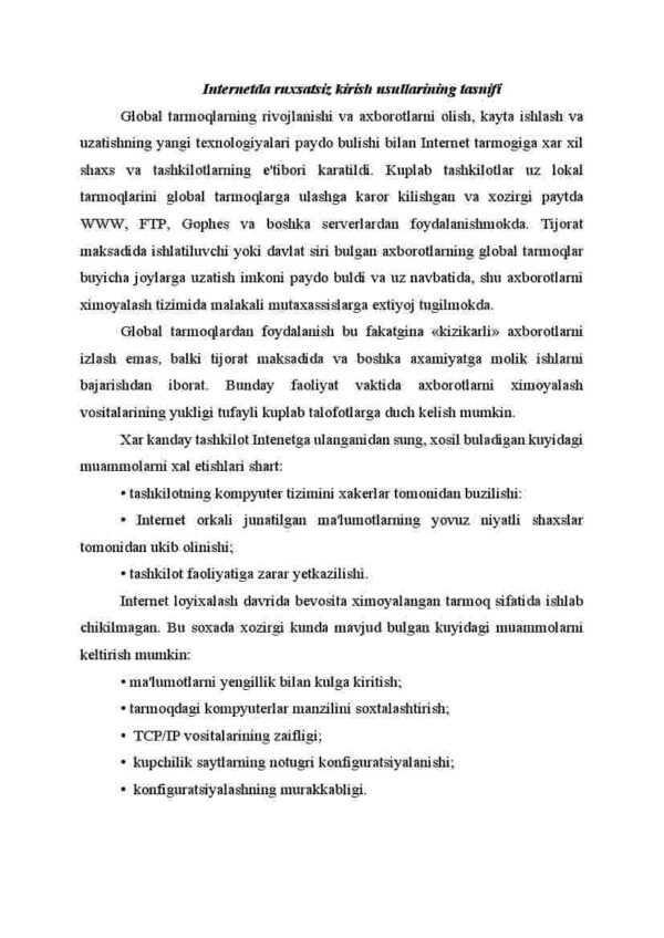 Internetda axborotlar xavfsizligini ta'minlash asoslari - Image 2