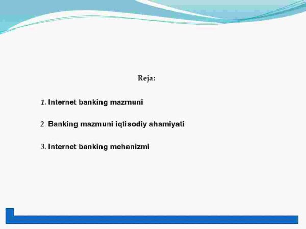 Internet banking mazmuni iqtisodiy ahamiyati va amal etish mehanizmi - Image 2