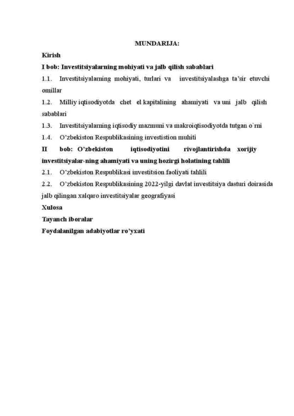 Investitsiyalarning iqtisodiy mazmuni, turlari va ularning hajmiga ta`sir etuvchi omillar - Image 2