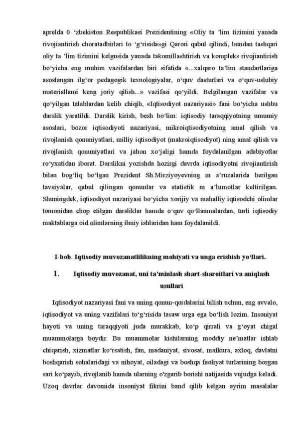 Iqtisodiy muvozanatlikning mohiyati va unga erishish yo'llari - Image 4