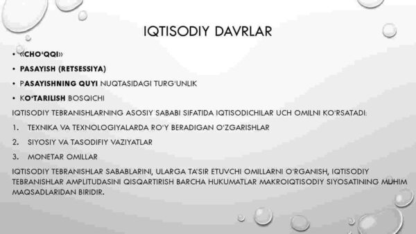 Iqtisodiy tebranishlar. Ishsizlik. - Image 4