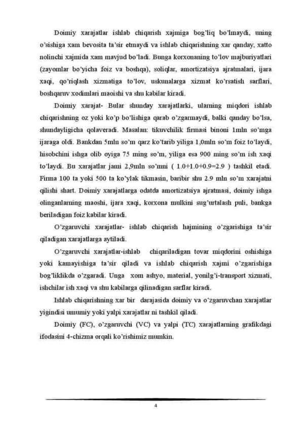 Iqtisodiy xarajatlar tarkibi, ularni kamaytirish yo'llari - Image 4