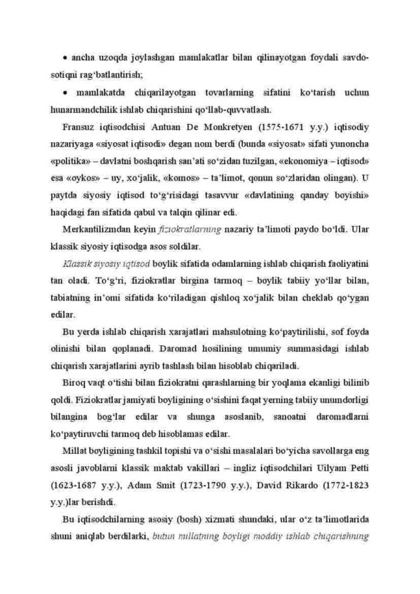 Iqtisodiyot asoslari fani predmeti vazifasi va ahamiyati - Image 4