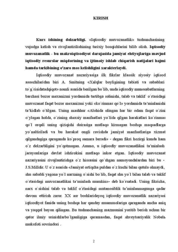 Iqtisodiyotdagi tarkibiy o'zgarishlar va uning iqtisodiy muvozanatga ta'siri - Image 3