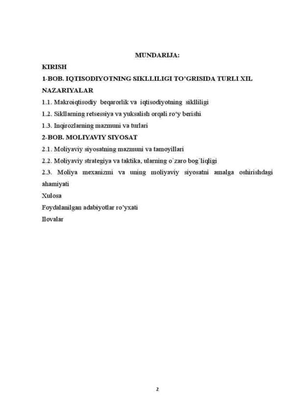 Iqtisodiyotning siklliligi to'grisida turli xil nazariyalar - Image 2
