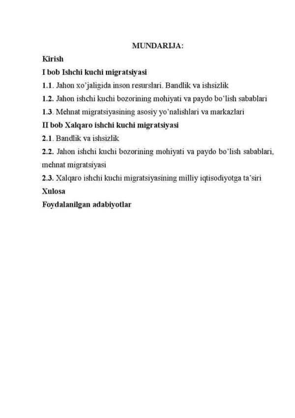 Ishchi kuchi migratsiyasining iqtisodiy va ijtimoiy jihatlari - Image 2