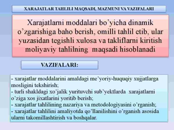 Ishlab chiqarish va davr xarajatlari tahlili - Image 4